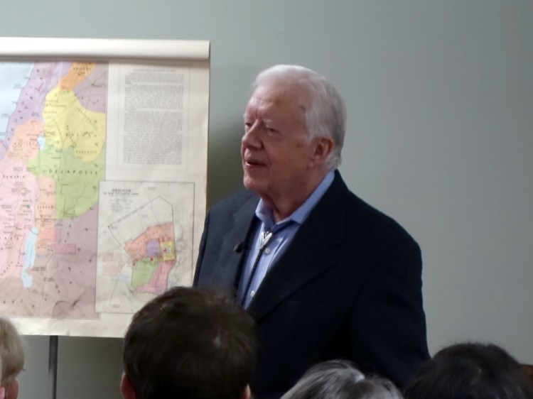 President Carter Teaching Sunday School August 23, 2015